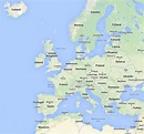 Europe Map With Countries Google Maps Europe Map Of Europe Countries ...
