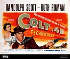 RUTH ROMAN, RANDOLPH SCOTT, COLT .45, 1950 Stock Photo - Alamy