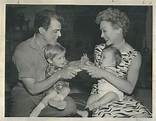 1955 Press Photo Eve Arden, Brooks West, Duncan, Douglas - Historic Images