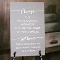 13 Unplugged Wedding Signs To Remind Guests To Stay In The Moment ...