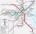 Cambridge Metro Map - TravelsFinders.Com