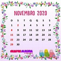 Calendário Novembro 2020 | Sempre Alegria