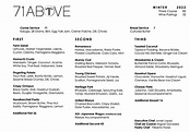 71 Above Los Angeles, CA Menu (Updated: March 2024)