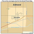 Aerial Photography Map of Arcadia, OK Oklahoma