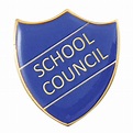 School Council Enamel Badge | Blue | School Badges | Bar