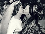 Vivien Leigh and daughter Suzanne noiva - Cinema Clássico