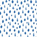 Rain drops seamless pattern. Hand drawn vector illustration. 2479858 ...