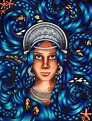 Mama Cocha Incan Goddess Artwork Wall Art Giclée Print | Etsy