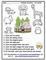 This zoo worksheet provides practice for students to read and follow ...