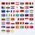 Fotos: bandera de países europeos | Conjunto de banderas de todos los ...