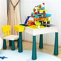 兒童學習桌積木桌遊戲桌塗鴉板玩具台益智早教diy積木, 玩具 & 遊戲類, 其他 - Carousell