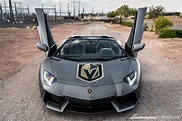 Jonathan Marchessault Steps Out Of A Golden Knights-Themed Lamborghini ...