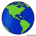Earth Drawing For Kids
