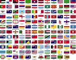 Bandeiras De Paises Do Mundo Inteiro Em Vetor - R$ 9,99 em Mercado Livre