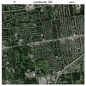 Aerial Photography Map of Lyndhurst, OH Ohio