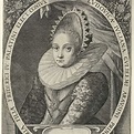 Portret van Louise Juliana van Oranje-Nassau, Crispijn van de Passe (I ...