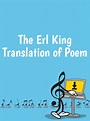 The Erl King Translation of Poem - BlitzBooks