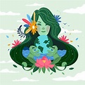 Mother of Nature Concept 2058426 Vector Art at Vecteezy