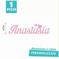Nome In Feltro Personalizzato - Anastasia|IDEE IN FELTRO