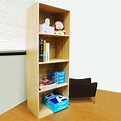 【樂活家】DIY組合收納層櫃/4層/四層空櫃/木紋色 - PChome 24h購物