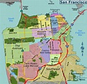 San Francisco street map - Street map of San Francisco california ...