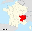 Carte de Rhône-Alpes - Plusieurs cartes de la célèbre région du centre-Est