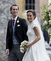 Pippa Middleton et son mari James Matthews lors de leur mariage à ...