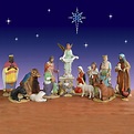 Life Size 15-Piece 54 in. Scale Outdoor Nativity Set