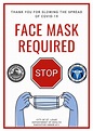 Free Printable Signs Mask Required - Printable Form, Templates and Letter