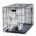 PETMAKER Small 2 Door Foldable Dog Crate Cage - 24 x 19 Inch