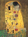 El Beso de Klimt, reproducción de la obra, cuadro famoso.