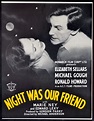 NIGHT WAS OUR FRIEND | Rare Film Posters