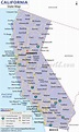 Map Of California Showing Cities - Printable Maps