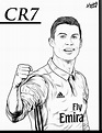 Dibujos Pã Ra Colorear E Imprimir De Cristiano Ronaldo