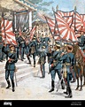 Guerra Ruso-Japonesa 1904-1905: el emperador de Japón presentando ...