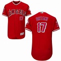 Men's Los Angeles Angels #17 Shohei Ohtani Jersey Red Flexbase Stitched ...
