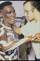 Grace Jones and Keith Haring // 1986 | Grace jones, Photoshoot, Her music