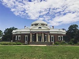 Thomas Jeffersons Monticello the first domed house in the United States ...