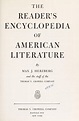 The reader's encyclopedia of American literature by Herzberg, Max J ...