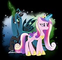 Princess Cadence and Queen Chrysalis by scr3aam3r on DeviantArt