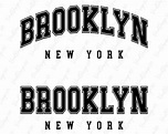 Brooklyn New York Svg Digital Download America Svg College - Etsy