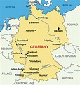 Printable Map Of Germany With Cities