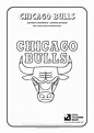 Cool Coloring Pages Chicago Bulls - NBA basketball teams logos coloring ...