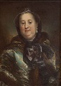 Portræt af hertuginde Antoinette Amalie af Braunschweig-Wolfenbüttel ...