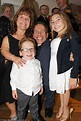 Warwick Davis hugs his family after making West End debut in Spamalot ...