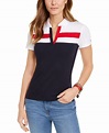Tommy Hilfiger Cotton Iconic Polo Shirt - Sky Captain Multi | Polo ...
