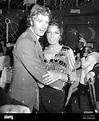 Rudi Carrell and his wife Anke Bobbert at the German Film Ball 1974 in the Bayerischer Hof Stock ...