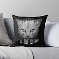 "Warrior Cats: Clear Sky" Throw Pillow by PopeyeCore1 | Redbubble