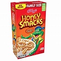 Kellogg's Honey Smacks Family Size Breakfast Cereal 23oz Box - Walmart.com