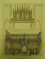 St. Alban's Cathedral in St. Alban, England, 1880. John Oldrid Scott ...